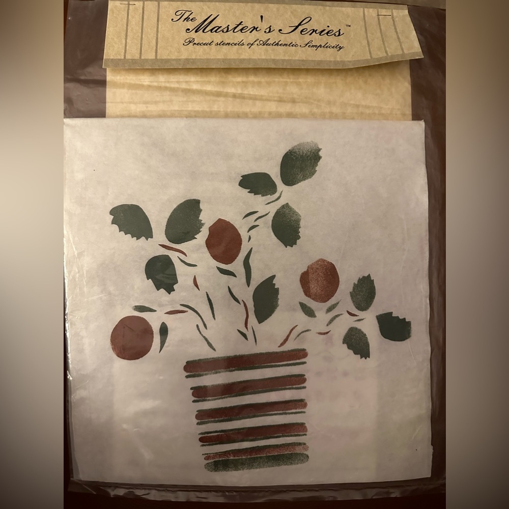 🍀Pre-cut Stencil | The Masters Series | Vintage 1993 | New in Package